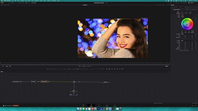 Color Grading Green Screen Footage смотреть онлайн