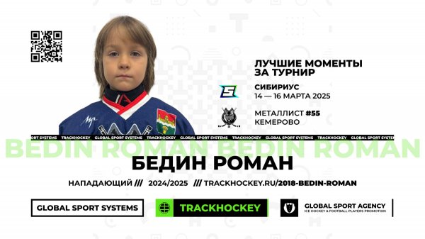 Бедин Роман • Лучшие моменты за турнир Сибириус 2018 • 14 — 15 марта 2025