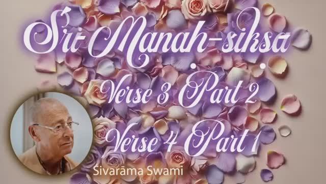 Семинар Шиварама Свами по Манах-шикша, Стих 3.2 - 4.1, ноябрь 2024.