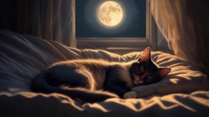 Музыка для сна - Мурлыканье Кошки (1 Час) | Успокаивающие Звуки для Глубокого Сна и Релаксации