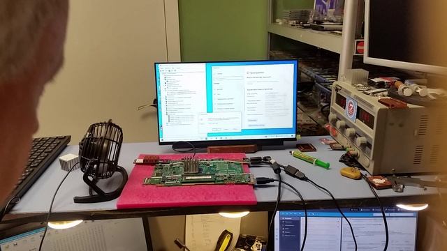 Матплата Asus X509FAC заказ 18983- контрольный запуск. смотреть онлайн