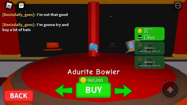Playing Hat simulator on Roblox! смотреть онлайн