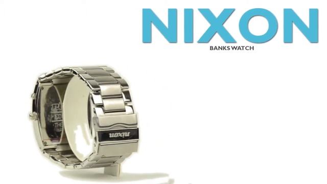 Nixon Banks Watch - Polished Stainless Steel (For Men) смотреть онлайн