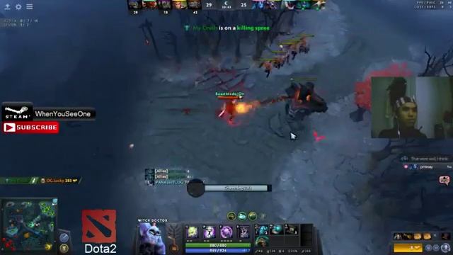 WhenYouSeeOne Plays DoTA MMR as Witch Doctor смотреть онлайн