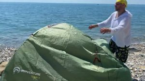 Собрал палатку Outventure Teslin 3 👍 купленную на маркетплейсе за 7500 рублей