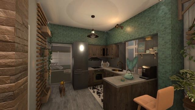 HOUSE FLIPPER| Camping Bungalow to a GORGEOUS Tiny House (House Tour) смотреть онлайн