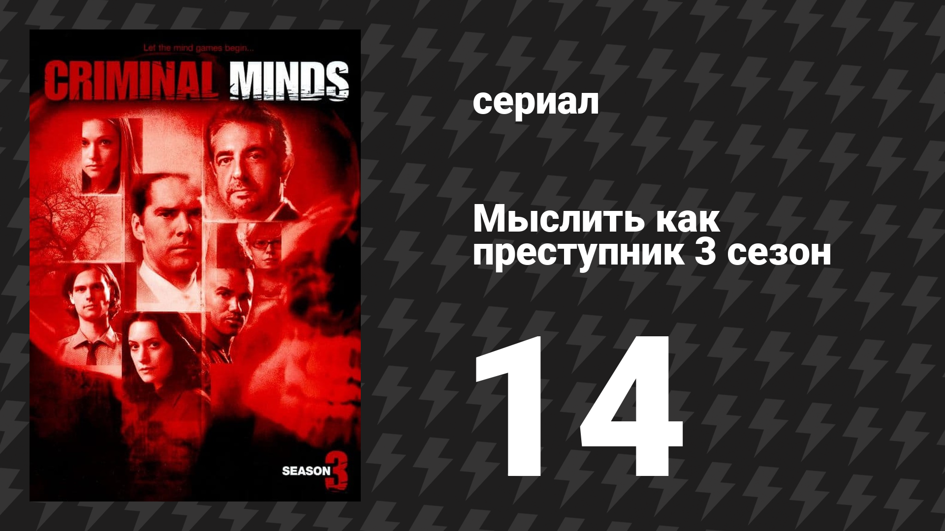 Мыслить как преступник 3 сезон 14 серия «Испорченный» (сериал, 2005-2020) смотреть онлайн