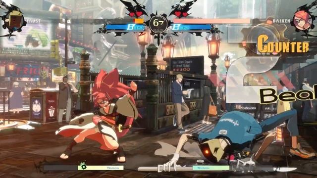 Faust vs Baiken (Hardest AI) - Guilty Gear Strive смотреть онлайн