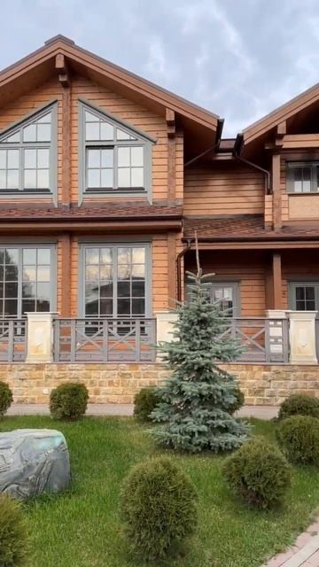 Дом из Клееного бруса по проекту "Истра" смотреть онлайн