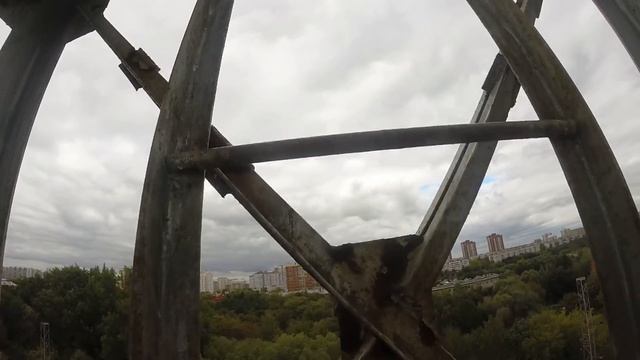 Подъём на заброшенную железнодорожную вышку в Кунцево смотреть онлайн