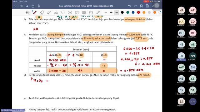 Soal 1 Kinetika Kimia смотреть онлайн