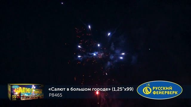 Фейерверк P8465 Салют в большом городе 98 х 1.25 смотреть онлайн