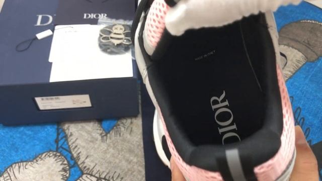 UNBOXING DHGATE SNEAKERS (Dior B22 Sneaker)（White/Pink） смотреть онлайн