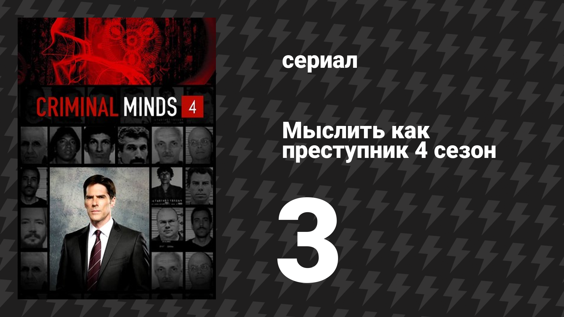 Мыслить как преступник 4 сезон 3 серия «Минимальные потери» (сериал, 2005-2020)