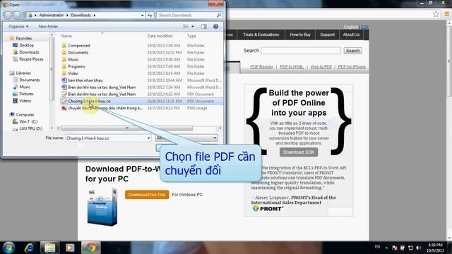 Chuyển PDF Sang Word Online