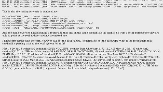 Unix & Linux: Fedora 28 - Sendmail 8.15 - Not accepting local connections смотреть онлайн