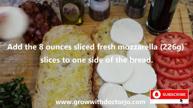 Caprese Panini with Homemade Panini Bread смотреть онлайн