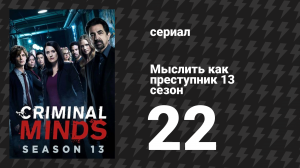 Мыслить как преступник 13 сезон 22 серия «Верующий» (сериал, 2005-2020)