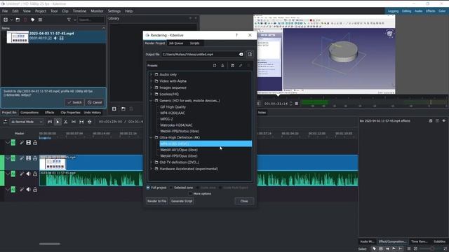 Kdenlive How To Convert To MP4 смотреть онлайн