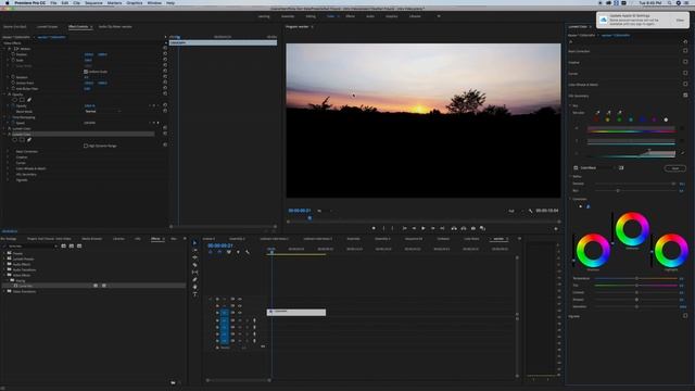 Color Grading S Log II Landscape Shots in Adobe Premiere смотреть онлайн