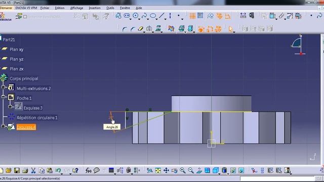 CATIA V5 tutorial #26 - Nut - Part design смотреть онлайн