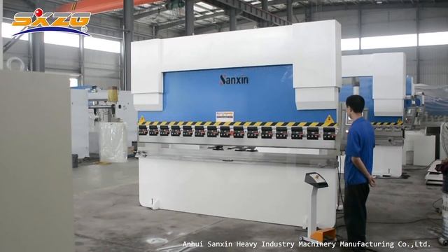 Hydraulic press brake with E21 NC press brake