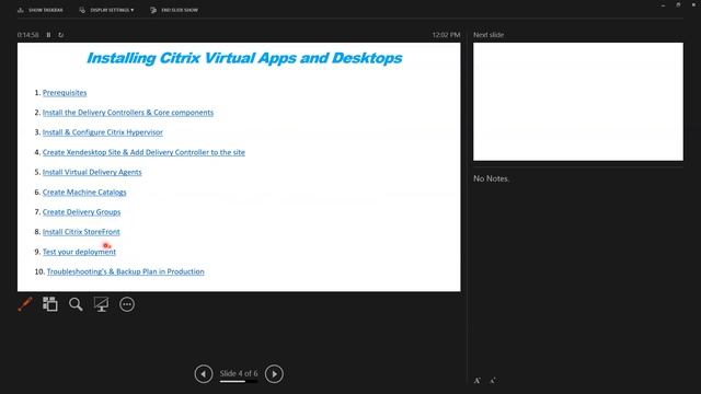 Citrix Virtual Apps and Desktops , 1-On-1 Online Session, Introduction & Prerequisites | смотреть онлайн
