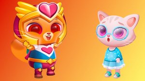 Суровый КОТИК БУБУ и МИМИ #8. Монстр конфетной страны. Игра Bubbu & Mimmi World на Игрули TV