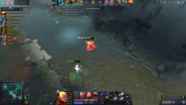 OG.TOPSON LINA - CRUSHING IN MIDLANE - DOTA 2 7.25 GAMEPLAY смотреть онлайн