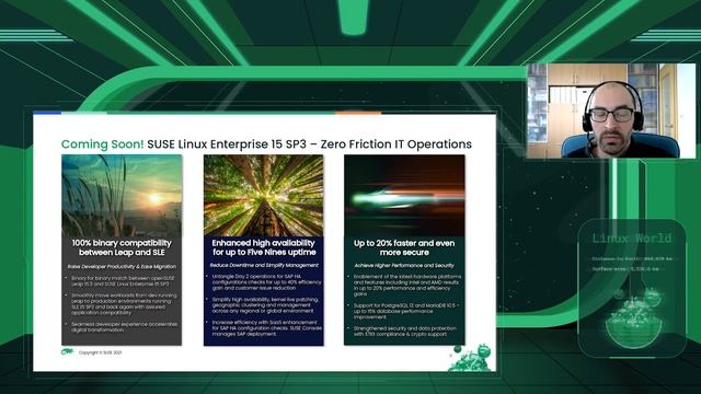 SUSECON 2021 - TUT 1099 - SLE 15 SP3: What is coming? смотреть онлайн