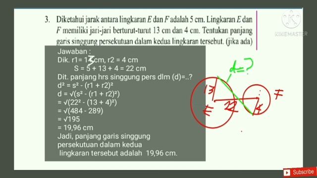 Kunci jawaban matematika kelas 8 hal.110-111Ayo kita berlatih 7.5 garis singgung @GUcilchaNEL1964 смотреть онлайн