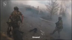 Кадры со стороны ВСУ из Торецка. Подрыв на мине БТР М113