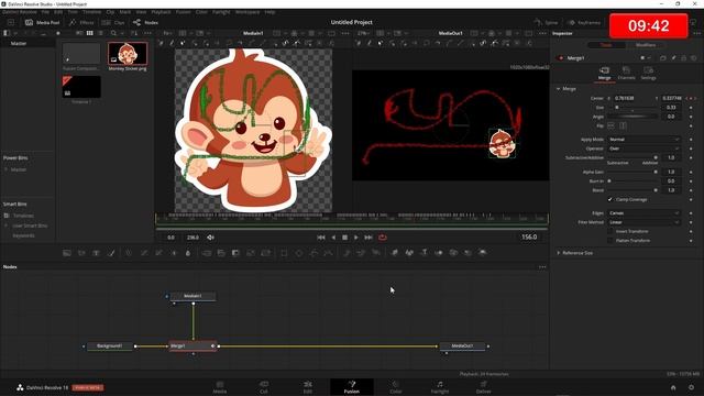 Davinci Resolve, animazione a mano ! 😮