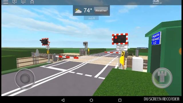 Apple Street Level Crossing *MALFUNCTION* (ROBLOX) смотреть онлайн