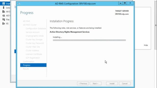 AD-RMS (Righhts Management Services) on Windows 2012 R2 смотреть онлайн