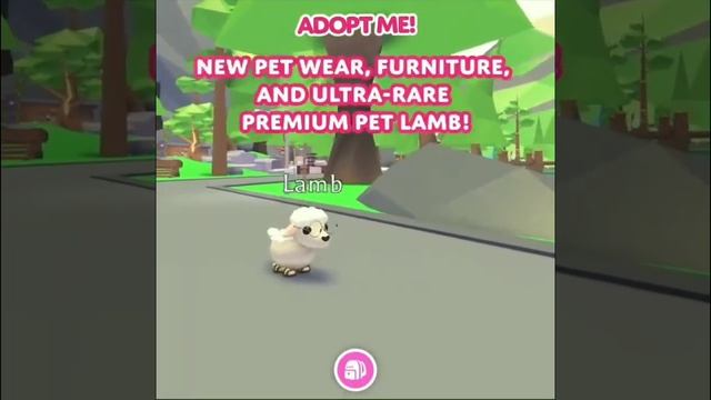 New pet lamb in adopt me! смотреть онлайн