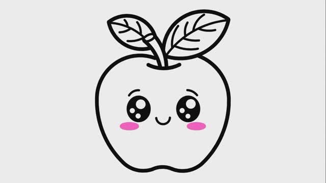 КАК ЛЕГКО НАРИСОВАТЬ ЯБЛОКО смотреть онлайн