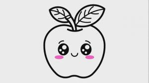 КАК ЛЕГКО НАРИСОВАТЬ ЯБЛОКО