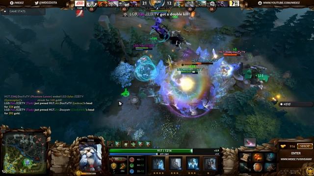 LGD.Yao Pro Tusk Rampage vs HGT @ G-League Dota 2 gameplay смотреть онлайн