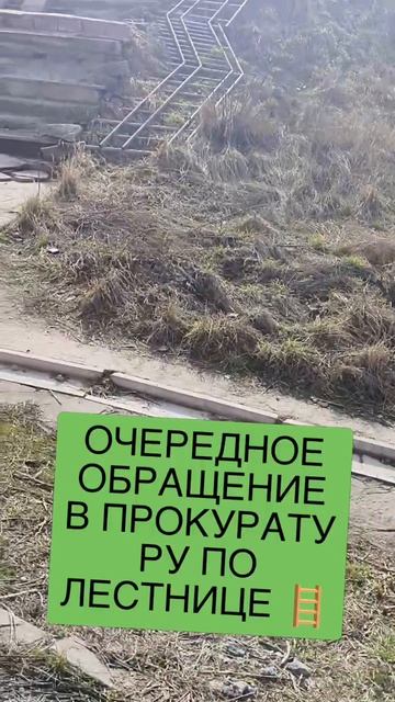 очередное обращение в прокуратуру сго по поводу лестницы 🪜 у путепровода 🛤️ смотреть онлайн
