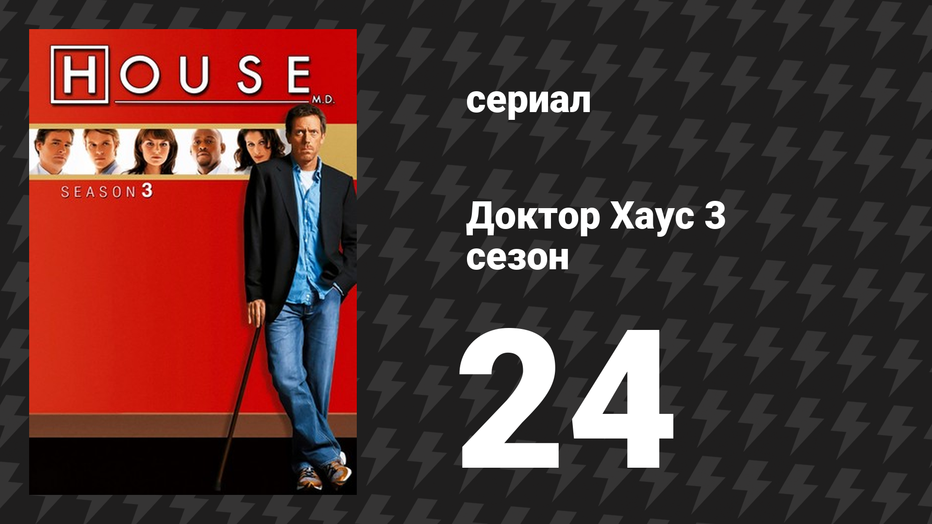 Доктор Хаус 3 сезон 24 серия «Человеческий фактор» (сериал, 2006)