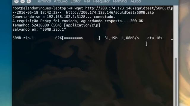 Teste Squid Cache WGET смотреть онлайн
