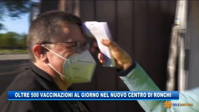 OLTRE 500 VACCINAZIONI AL GIORNO NEL NUOVO CENTRO DI RONCHI | 04/05/2021 смотреть онлайн