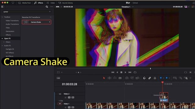 DaVinci Resolve : How To Make Glitch Effect FAST смотреть онлайн