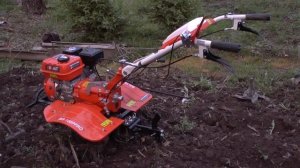 Обзор мотоблока Брайт BR  105PPRO с пониженной, 3 вперёд  1 на зад   Мой первый день работы на даче