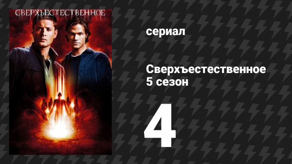 Сверхъестественное 5 сезон 4 серия «Конец» (сериал, 2009-2010)