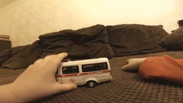ИГРУШКА скорая помощь на базе Газель со звуком и сиреной. смотреть онлайн