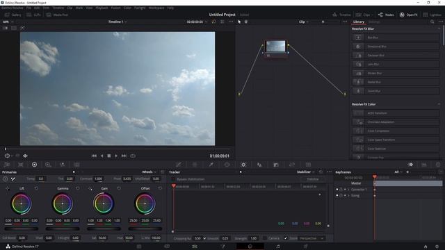 DaVinci Resolve 17 verwackeltes Video stabilisieren смотреть онлайн