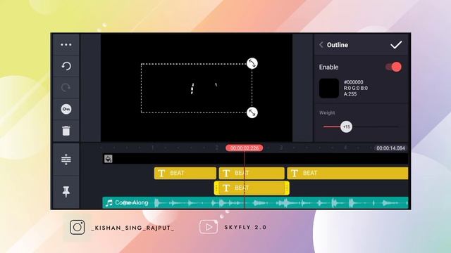 Text Sync With Beat Edit in KineMaster смотреть онлайн