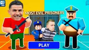 РОНАЛДУ Работает на ПОЛИЦИЮ  - ПОБЕГ в ROBLOX!